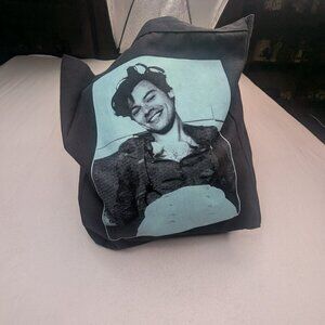 Harry Styles Treat People With Kindness black tour tote bag